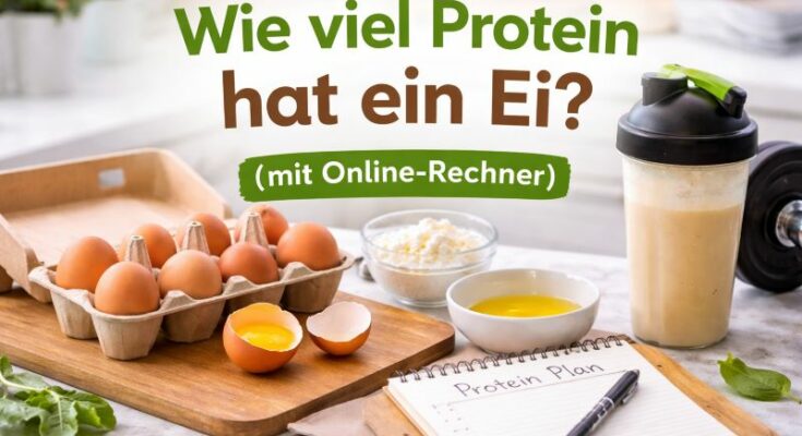 Wie viel Protein hat ein Ei?