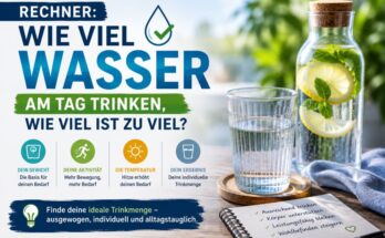 wie viel Wasser trinken am Tag
