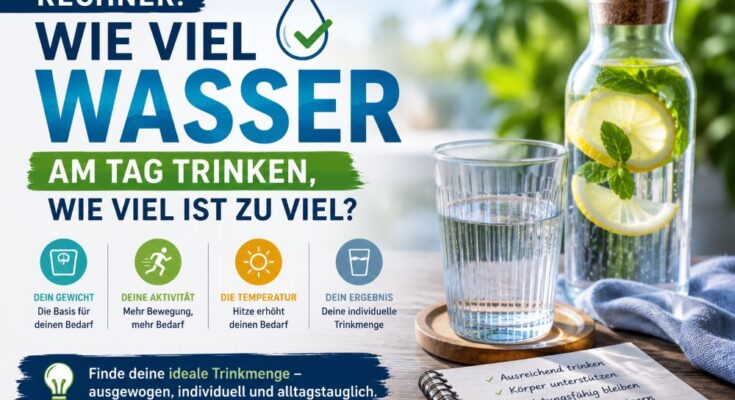 wie viel Wasser trinken am Tag